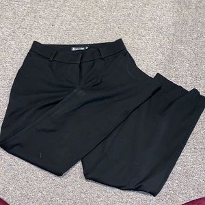 7th Avenue Black Slacks Petite 0